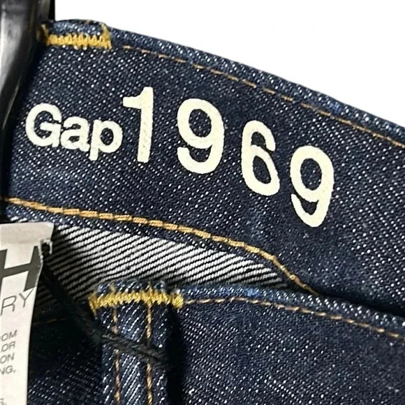 Gap jeans,men 36x30,Gap 1969. Straight standard jeans . NWT . Exc cond.Dark blue - Picture 5 of 16